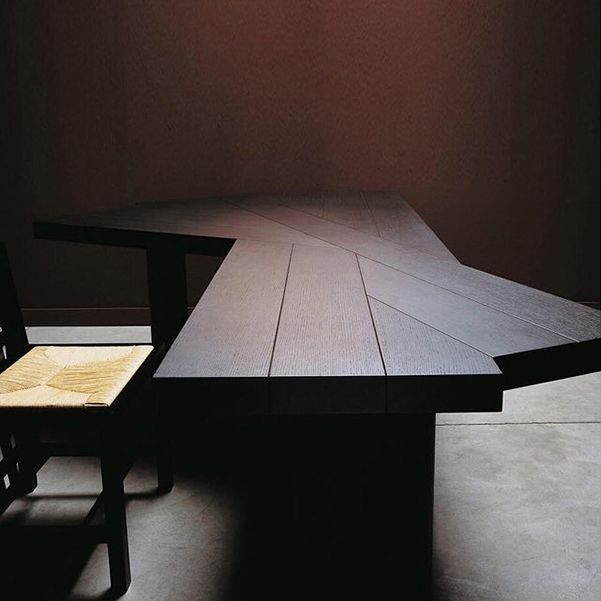 Modern Black and Bround in Wood Counter Table Specialty Dining Table for Kitchen Clearhalo 'Dining Tables & Seating' 'Dining Tables' 'dining_table' 'furn' 'furn_dining_table' 'Furniture' 'Kitchen & Dining Furniture' 1200x1200_87e8445a-c476-472f-88ff-0310b9a87514