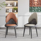 Modern Style Side Chair Indoor Solid Back Metal Upholstered Dining Room Chair (Set of 2) Clearhalo ' kitchen&dining_furn' 'Dining Chairs' 'Dining Tables & Seating' 'dining_chair' 'furn' 'furn_dining_chair' 'Furniture' 'furniture_dining_chair' 'Kitchen & Dining Furniture' 'kitchen' 1200x1200_87e9f94b-09d1-4780-9f97-c8a79bb95d89