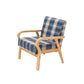 Arm Chair 25.19" L x 25.98" W x 29.52" H Solid Wood Frame Accent Armchair Clearhalo 'Accent Chairs' 'accent_chairs' 'Chairs & Seating' 'furn' 'furn_accent_chairs' 'Furniture' 'Living Room Furniture' 1200x1200_87eb20da-8c6e-4e94-81bc-d9804290bd54