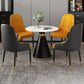1/2/5 Pcs Metal Glam Dining Room Set with Round Dining Table Dinette Set Clearhalo 'Dining Room Sets' 'Dining Tables & Seating' 'dining_room_set' 'furn' 'furn_dining_room_set' 'Furniture' 'furniture_dining_room_set' 'Kitchen & Dining Furniture' 'kitchen&dining_furn' 'kitchen' 1200x1200_87ece051-d89f-4321-9663-2d7ff42db100