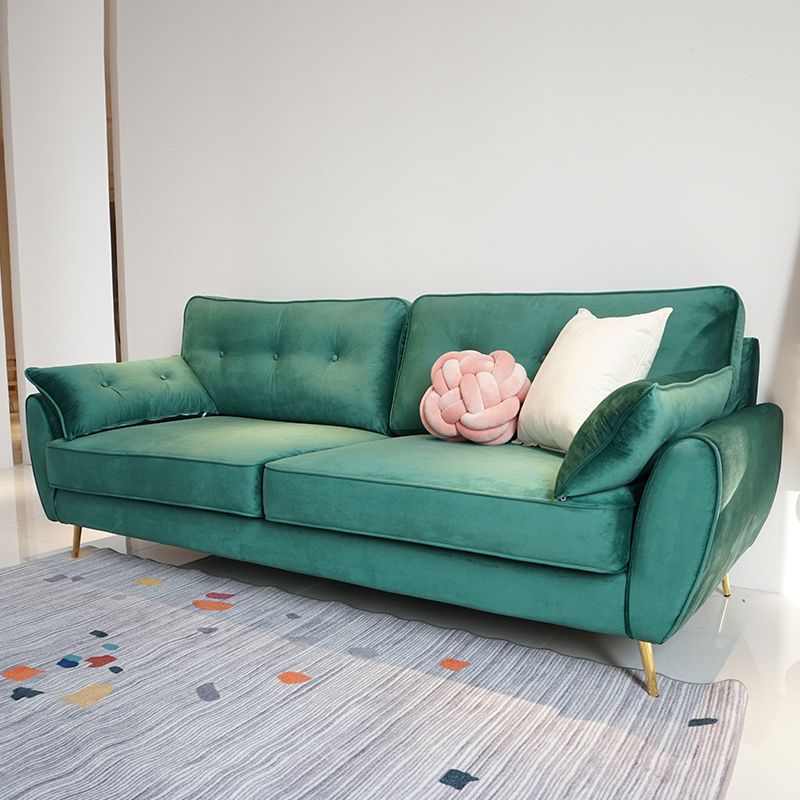 Contemporary Standard Sofa 35.43" Wide Flared Arm Sofa for Living Room