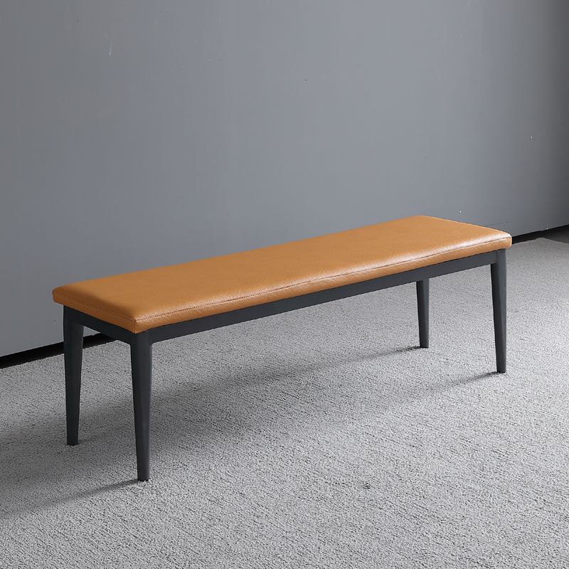 Modern Solid Color Seating Bench Upholstered Bench with Cushioned Clearhalo 'Benches' 'Chairs & Seating' 'furn' 'furn_benches' 'Furniture' 'Living Room Furniture' 1200x1200_87f485e8-9b27-4597-a6f5-35eb41bf31ee