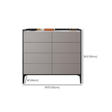 Rangement de rangement en pierre commode coffre de rangement moderne pour chambre à coucher