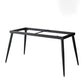 Rectangle Dining Table Industrial Stone Dining Table with 4 Legs