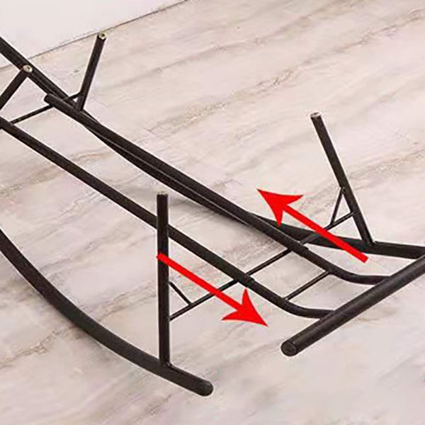 Silla de mecedora de estilo moderno Ratán de ratán al aire libre para ocio