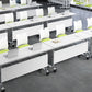 Plastic Contemporary Task Chair Ergonomic Computer Desk Chair with Silver Metal Base Clearhalo 'furn' 'furn_office_chair' 'Furniture' 'Office Chairs' 'Office Furniture' 'office_chair' 1200x1200_87fc0dad-74ca-4f79-8f15-9246d4faa5f8