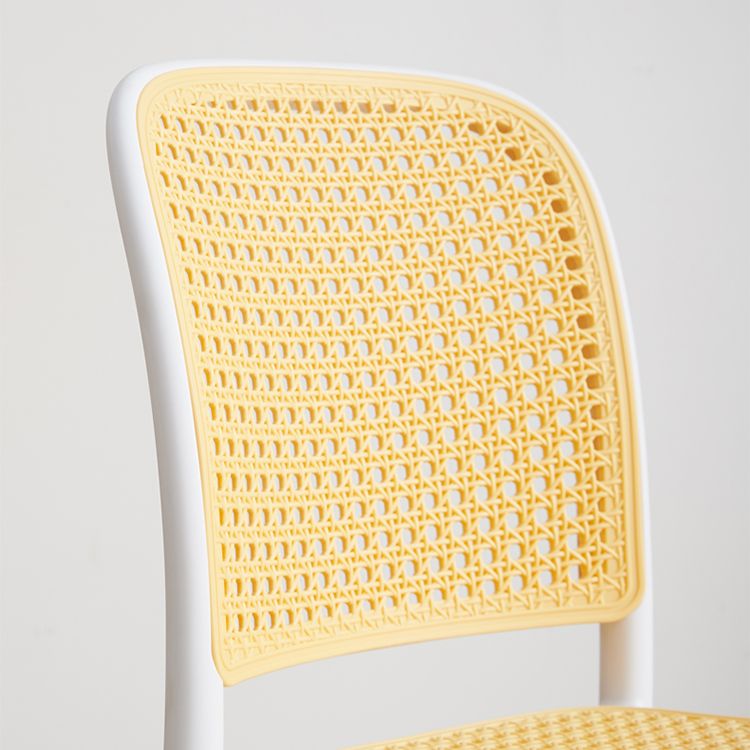 Contemporary Indoor Plastic Open Back Stackable Dining Side Chair Clearhalo 'Dining Chairs' 'Dining Tables & Seating' 'dining_chair' 'furn' 'furn_dining_chair' 'Furniture' 'Kitchen & Dining Furniture' 1200x1200_87fd477a-6613-492a-8179-924e4b0c9186