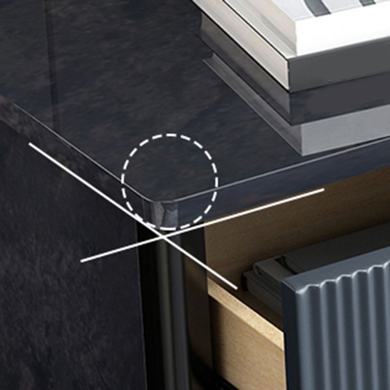 15.21-inch breedte Glam opbergkast vervaardigd houten dressoir