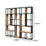Modern Office Open Shelf Natural 11.81" W Engineered Wood Bookshelf Clearhalo 'Bookcases' 'furn' 'furn_bookcases' 'Furniture' 'Office Furniture' 1200x1200_8802003b-16e8-4661-9636-8f261d6ca646