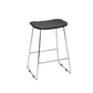 Contemporary Wood and Metal Backless Counter Height Stools for Living Room