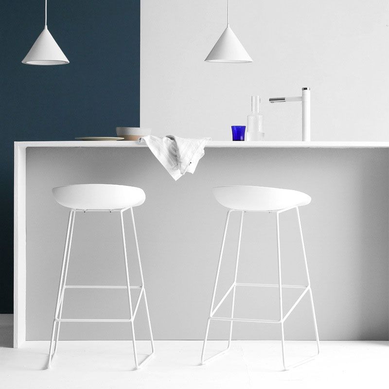 Scandinavian Metal Plastic Counter Stools Backless Bar Stools with Footrest Clearhalo 'Bar Furniture' 'Bar Stools' 'bar_stools' 'furn' 'furn_bar_stools' 'furniture_bar_stools' 'Kitchen & Dining Furniture' 'kitchen&dining_furn' 'kitchen' 'kitchen_furn' Furniture' 1200x1200_8809a5dc-fa79-41d7-bea5-b060ca70d5a7