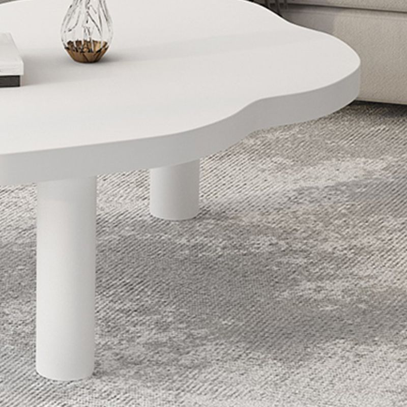 Modern Wood 3/4 Legs Cocktail Table Free Form Coffee Table in Natural Clearhalo 'Coffee & Accent Tables' 'Coffee Tables' 'coffee_tables' 'furn' 'furn_coffee_tables' 'Furniture' 'furniture_coffee_tables' 'Living Room Furniture' 1200x1200_880a2ac7-5426-4af2-a2fe-066579b17d82