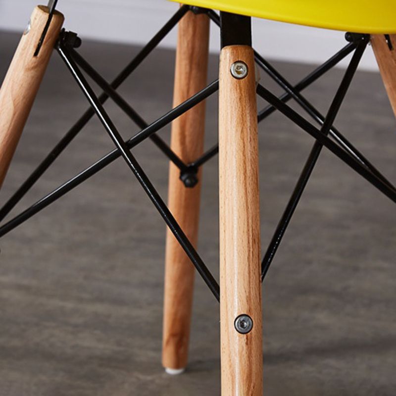 Wood Scandinavian Kitchen Dining Room Side Chair Solid Back Chair Clearhalo ' kitchen&dining_furn' 'Dining Chairs' 'Dining Tables & Seating' 'dining_chair' 'Furniture' 'furniture_dining_chair' 'Kitchen & Dining Furniture' 'kitchen' 1200x1200_880a329c-2a66-432e-99ec-b8fde6e93e39