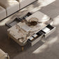 4 Legs Cocktail Table Modern Rectangle Single Coffee Table with 4 Drawers Clearhalo 'Coffee & Accent Tables' 'Coffee Tables' 'coffee_tables' 'furn' 'furn_coffee_tables' 'Furniture' 'Living Room Furniture' 1200x1200_880a3ef7-4172-44d0-9925-9fe7ebb5772a