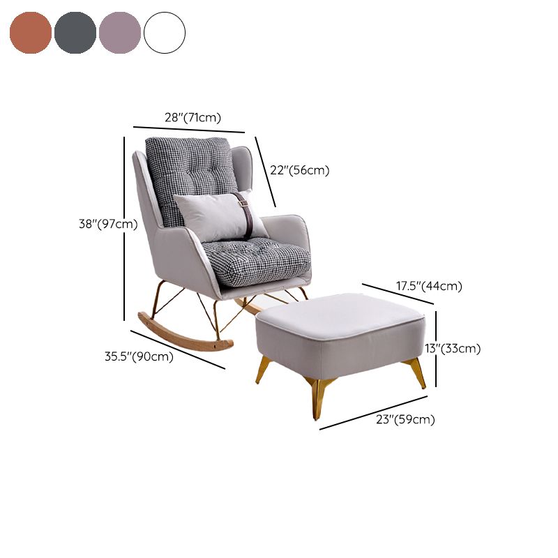 Faux Leather Modern Rocking Chair Water Resistant Rocker Chair with Pillow Clearhalo 'Chairs & Seating' 'furn' 'furn_rocking_chairs' 'Furniture' 'Living Room Furniture' 'Rocking Chairs' 'rocking_chairs' 1200x1200_880b2bda-8f10-4726-8a91-6ee9c6fc18bc