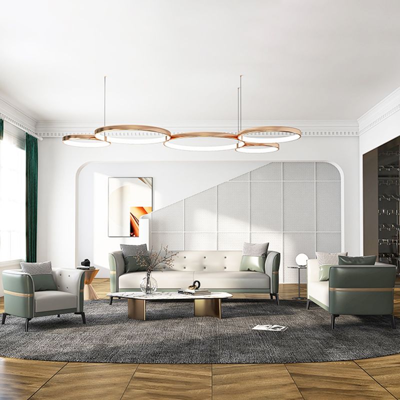 Nordic Faux Leather Waterproof Sofa Tight Back Sette for Apartment Clearhalo 'furn' 'furn_sofas' 'Furniture' 'Living Room Furniture' 'Sofa' 'sofas' 1200x1200_880ddd5c-3a6d-4263-95ab-dbde87df5b0c