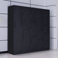 Black Steel Wardrobe with Hinged Door Industrial Storage Cabinet for Bathroom Clearhalo 'Armoires & Wardrobes' 'armoires_wardrobes' 'Bedroom Furniture' 'furn' 'furn_armoires_wardrobes' 'Furniture' 1200x1200_880e046f-da81-4d87-8c22-95bb184451d5