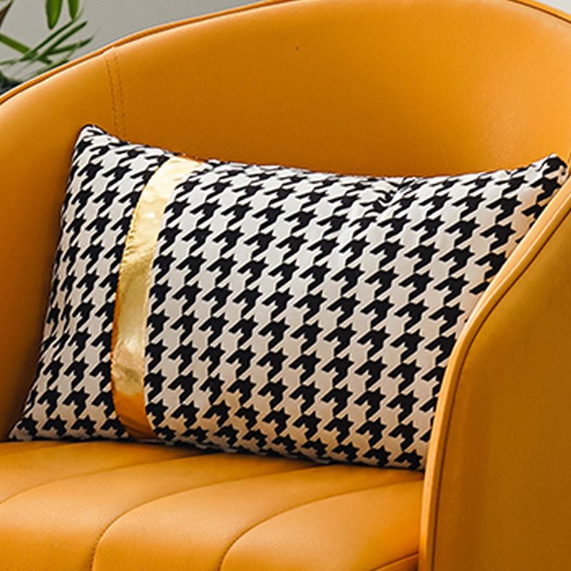 Barrel Accent Chair 25.59" L x 25.59" W x 31.10" H Basic Four Leg Barrel Chair Clearhalo 'Accent Chairs' 'accent_chairs' 'Chairs & Seating' 'furn' 'furn_accent_chairs' 'Furniture' 'Living Room Furniture' 1200x1200_880efbd8-3bcf-402f-9a2a-e836297db5ae