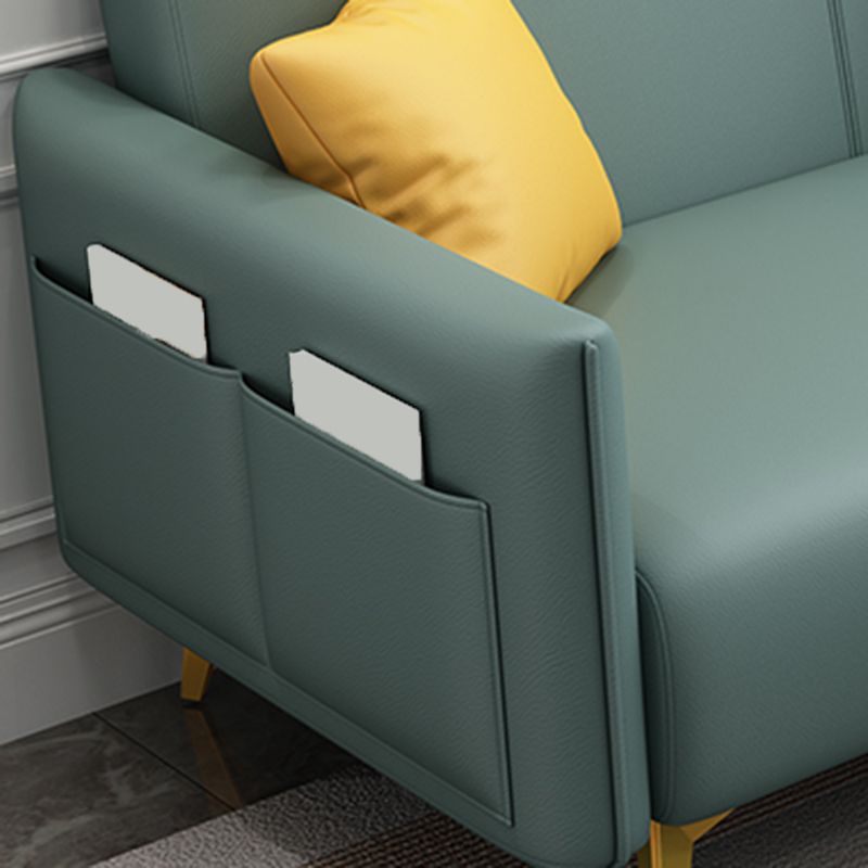 現代の正方形のアームリビングルームファブリックステーショナルシート