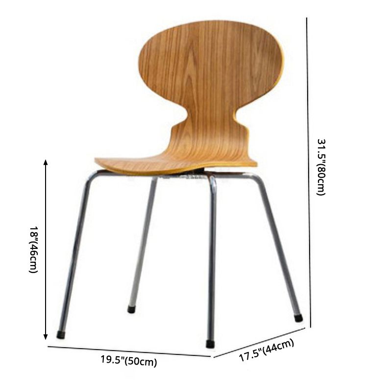 Modern Style Solid Wood Dining Side Chairs Solid Back Armless Chair for Home Use Clearhalo ' kitchen&dining_furn' 'Dining Chairs' 'Dining Tables & Seating' 'dining_chair' 'furn' 'furn_dining_chair' 'Furniture' 'furniture_dining_chair' 'Kitchen & Dining Furniture' 'kitchen' 1200x1200_88119223-2a55-47a8-bdd1-c595299725bc