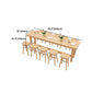 Dining Room Pine Wood Counter Table 42-inch Height Contemporary Bar Table Clearhalo 'Bar Furniture' 'Bar Tables' 'bar_tables' 'furn' 'furn_bar_tables' 'Furniture' 'furniture_bar_tables' 'Kitchen & Dining Furniture' 1200x1200_88124170-2c35-4140-86c4-731869f82606