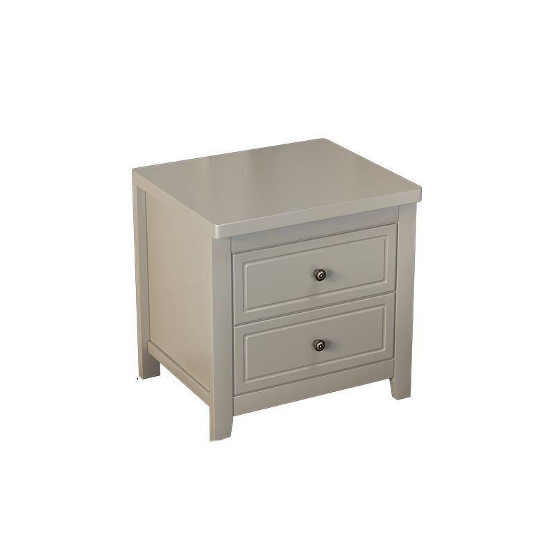 Nightand de rangement moderne de 2 titres de 2 pouces Himitation Les jambes en bois incluent la table de nuit