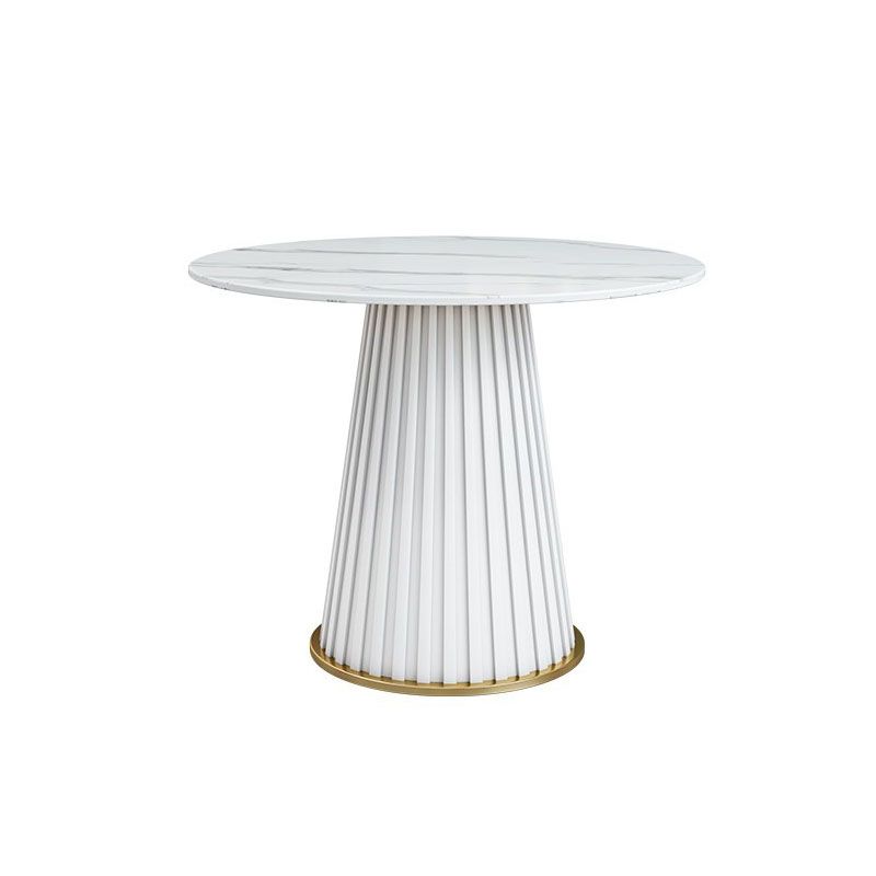 Traditional Luxury Dining Table Round Pedestal Table for Home Clearhalo 'Dining Tables & Seating' 'Dining Tables' 'dining_table' 'furn' 'furn_dining_table' 'Furniture' 'Kitchen & Dining Furniture' 1200x1200_88154394-5192-4db5-b4bf-d614643d66f6