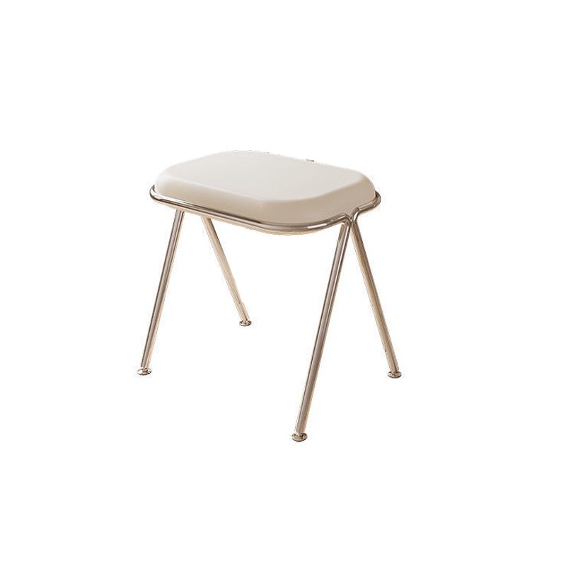 Contemporary Wood Vanity Set with Stool 1 Drawer Dressing Table