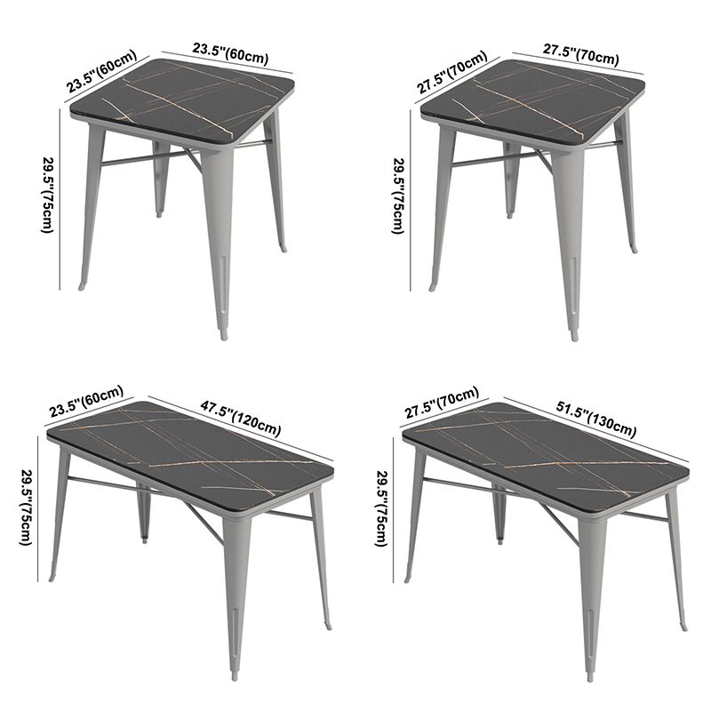Industrial Dining Room Table Sintered Stone Table with Sled Base for Home Kitchen Dinner Clearhalo ' dining_table' 'Dining Tables & Seating' 'Dining Tables' 'furn' 'furn_dining_table' 'Furniture' 'furniture_dining_table' 'Kitchen & Dining Furniture' 'kitchen&dining_furn' 'kitchen' 'kitchen_dining_table' 1200x1200_8816ed71-557c-4e3b-8748-ee346ebe8e62