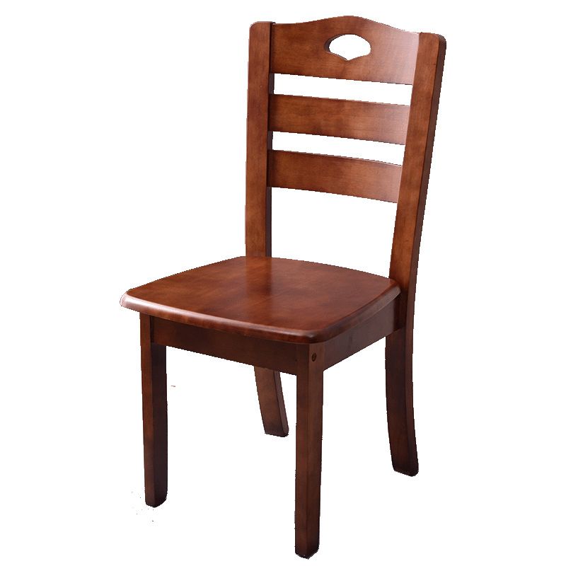 Wooden Traditional Indoor Dining Side Chair Ladder Back Dining Side Chair Clearhalo ' kitchen&dining_furn' 'Dining Chairs' 'Dining Tables & Seating' 'dining_chair' 'furn' 'furn_dining_chair' 'Furniture' 'furniture_dining_chair' 'Kitchen & Dining Furniture' 'kitchen' 1200x1200_881b6183-da31-4242-baa5-4999f44009b3