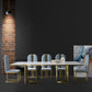 Luxury Sintered Stone Top Kitchen Table Rectangle Table with Gold Double Pedestal Clearhalo 'Dining Tables & Seating' 'Dining Tables' 'dining_table' 'furn' 'furn_dining_table' 'Furniture' 'furniture_dining_table' 'Kitchen & Dining Furniture' 1200x1200_882078a5-e16d-43d2-b86a-b91188a3aba1