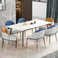 Stone Dining Table Contemporary Dining Table with 4 Black Legs Clearhalo ' dining_table' 'Dining Tables & Seating' 'Dining Tables' 'furn' 'furn_dining_table' 'Furniture' 'furniture_dining_table' 'Kitchen & Dining Furniture' 'kitchen&dining_furn' 'kitchen' 'kitchen_dining_table' 1200x1200_8821846d-a1e8-4468-b3a6-bd0d7689de07