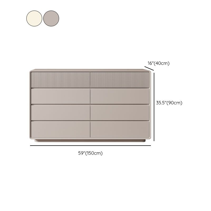 Modernismo tocador doble horizontal de madera con cajones 5/6/8 para el hogar