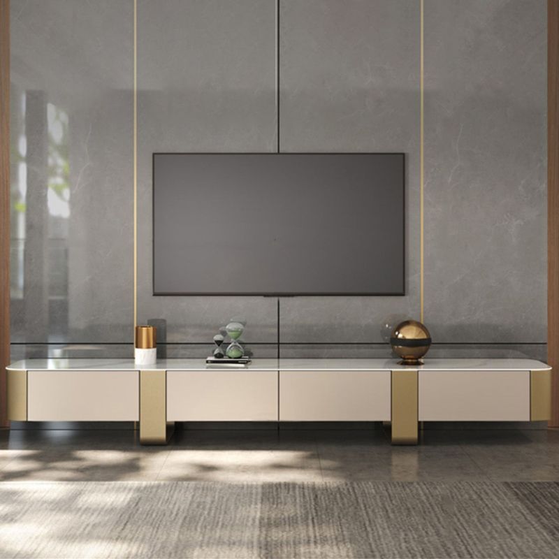 Contemporary Media Console TV Stand Stone TV Stand for Living Room Clearhalo 'furn' 'furn_tv_stands_entertainment_centers' 'Furniture' 'Living Room Furniture' 'TV Stands & Entertainment Centers' 'TV Stands & Media Storage Furniture' 'tv_stands_entertainment_centers' 1200x1200_88234e94-ff27-432b-94ed-87c7636017f6