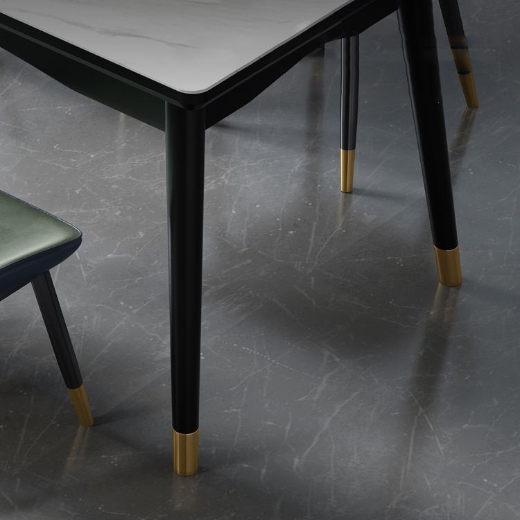 Industrial Sintered Stone Top Standard Dining Table Rectangle Dining Table for Kitchen Clearhalo ' dining_table' 'Dining Tables & Seating' 'Dining Tables' 'furn' 'furn_dining_table' 'Furniture' 'furniture_dining_table' 'Kitchen & Dining Furniture' 'kitchen&dining_furn' 'kitchen' 'kitchen_dining_table' 1200x1200_88270489-3c0e-407d-b4b7-cc73b994ea0c