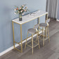 Juego de mesa de bar moderno de 1/2/3/4/5 piezas, mesa de bar rectangular con taburetes altos
