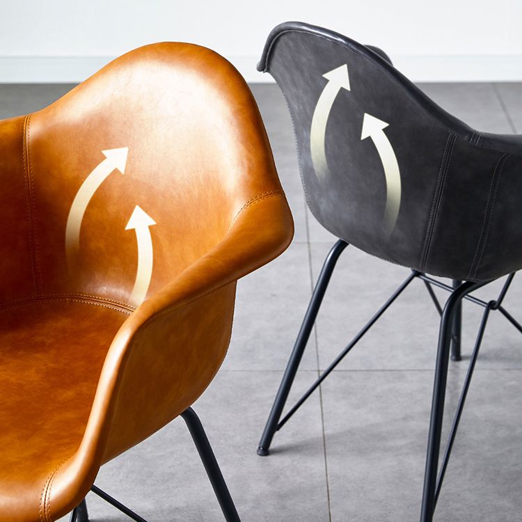 Contemporary Metal Dining Chairs Upholstered Linen Fabric Dining Chair for Restaurant Clearhalo ' kitchen&dining_furn' 'Dining Chairs' 'Dining Tables & Seating' 'dining_chair' 'Furniture' 'furniture_dining_chair' 'Kitchen & Dining Furniture' 'kitchen' 1200x1200_882b8b91-0355-4e4d-855b-ce157c033d60