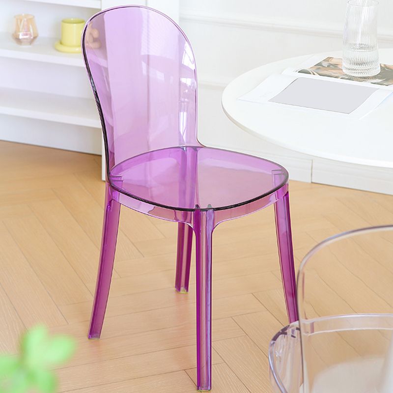 Modern Plastic Side Chair Modern Low Back Armless Chair for Dining Room Clearhalo 'Dining Chairs' 'Dining Tables & Seating' 'dining_chair' 'furn' 'furn_dining_chair' 'Furniture' 'Kitchen & Dining Furniture' 1200x1200_882bc099-b0b1-4b91-bd83-efa75939b8b0