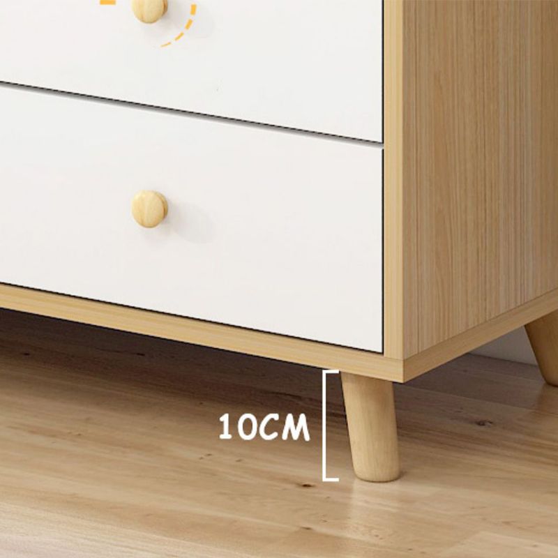 Armadio in legno fabbricato mobile moderno accento con porta e cassetto