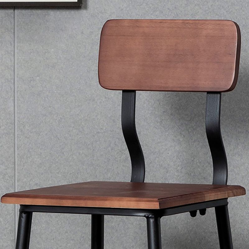 Modern Solid Wood Counter Stool Armless Bar Height Bar Stool with Footrest Clearhalo 'Bar Furniture' 'Bar Stools' 'bar_stools' 'furn' 'furn_bar_stools' 'Furniture' 'Kitchen & Dining Furniture' 1200x1200_882f121f-6b52-40ba-ad78-d0efb2daa830