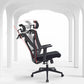 Silla de escritorio moderna Silla de malla para computadora Silla de oficina ergonómica en negro/gris
