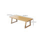 Sled Base Dining Table Contemporary Wood Dining Table for Home Clearhalo 'Dining Tables & Seating' 'Dining Tables' 'dining_table' 'furn' 'furn_dining_table' 'Furniture' 'Kitchen & Dining Furniture' 1200x1200_88312a09-db3f-42ef-97e0-fd1fea38c77c