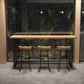 Modern Rectangular Bar Table Set 1/4 Pieces Wooden Counter Table with Backless Stools Clearhalo 'Bar Furniture' 'furn' 'furn_home_bar_bar_sets' 'Furniture' 'Home Bars & Bar Sets' 'home_bar_bar_sets' 'Kitchen & Dining Furniture' 1200x1200_8834fa36-dffe-427b-857a-5f8241ea022d