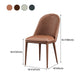 Designer Style Parsons Home Side Matte Finish Leather Dining Chair Clearhalo ' kitchen&dining_furn' 'Dining Chairs' 'Dining Tables & Seating' 'dining_chair' 'Furniture' 'furniture_dining_chair' 'Kitchen & Dining Furniture' 'kitchen' 1200x1200_883905dc-b619-481a-8ae7-1b4a233097cb