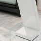Contemporary Style Bar Height Table Rectangle Stone Bistro Bar Desk