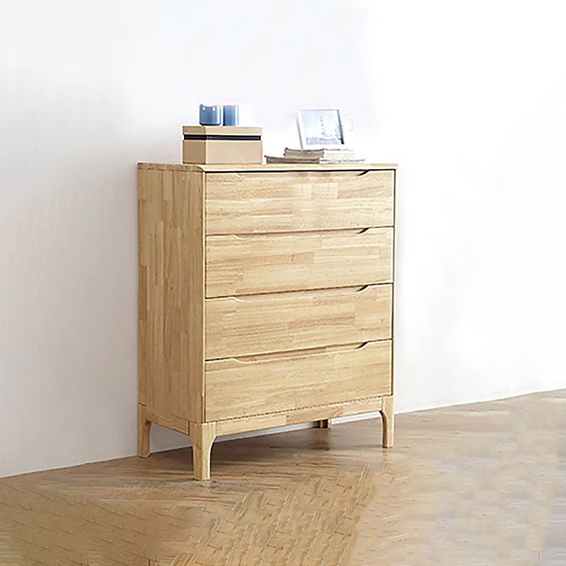 Contemporary Chest Rubberwood Accent Chest in Antique Finish Clearhalo 'Cabinets & Chests' 'cabinets_chests' 'furn' 'furn_cabinets_chests' 'Furniture' 'Living Room Furniture' 1200x1200_884047b0-4200-44a3-8499-94d99875992f