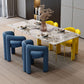 Minimalism Stone Table for Restaurant Rectangle Table with Acrylic Pedestal Clearhalo 'Dining Tables & Seating' 'Dining Tables' 'dining_table' 'furn' 'furn_dining_table' 'Furniture' 'furniture_dining_table' 'Kitchen & Dining Furniture' 'kitchen' 'kitchen_dining_table' 1200x1200_884054c8-0e7b-4173-b519-f8daf18b13f8