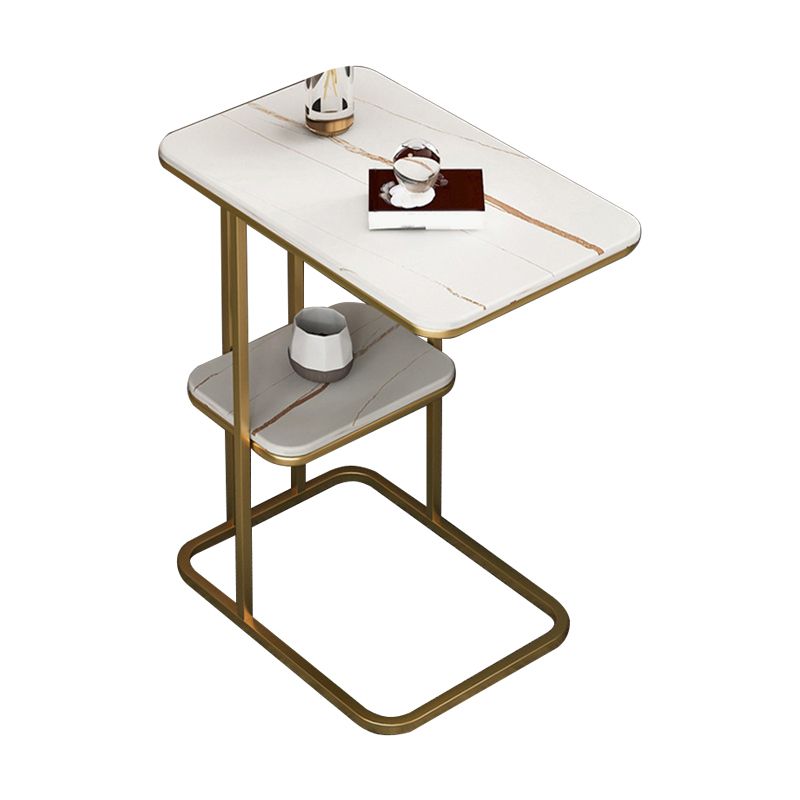 Mesa moderna de la esquina C redonda de la pizarra.