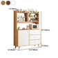 Modern 3-Drawer Dining Server Manufactured Wood and Solid Wood Server with Door Clearhalo 'buffet_sideboard' 'Buffets & Sideboards' 'furn' 'furn_buffet_sideboard' 'Furniture' 'furniture_buffet_sideboard' 'Kitchen & Dining Furniture' 1200x1200_88412654-a08f-47c3-af8e-2b06ced69b9e