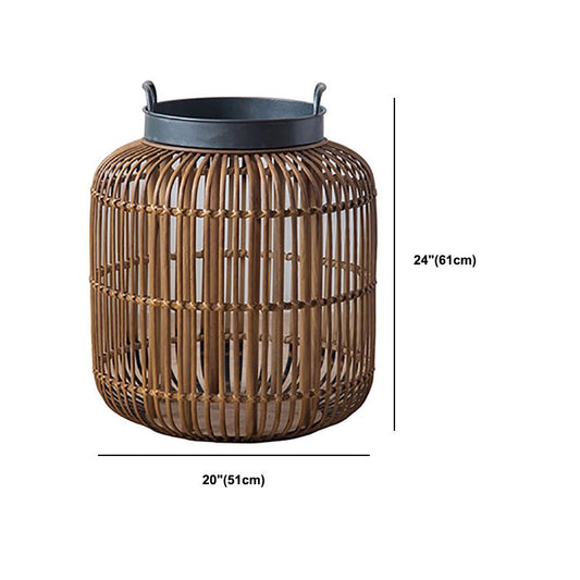 Paese francese tavolino rattan in difficoltà tavolino in metallo tavolo da cocktail